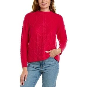 Scott & Scott London Wool & Cashmere Blend Sweater Hot pink Large